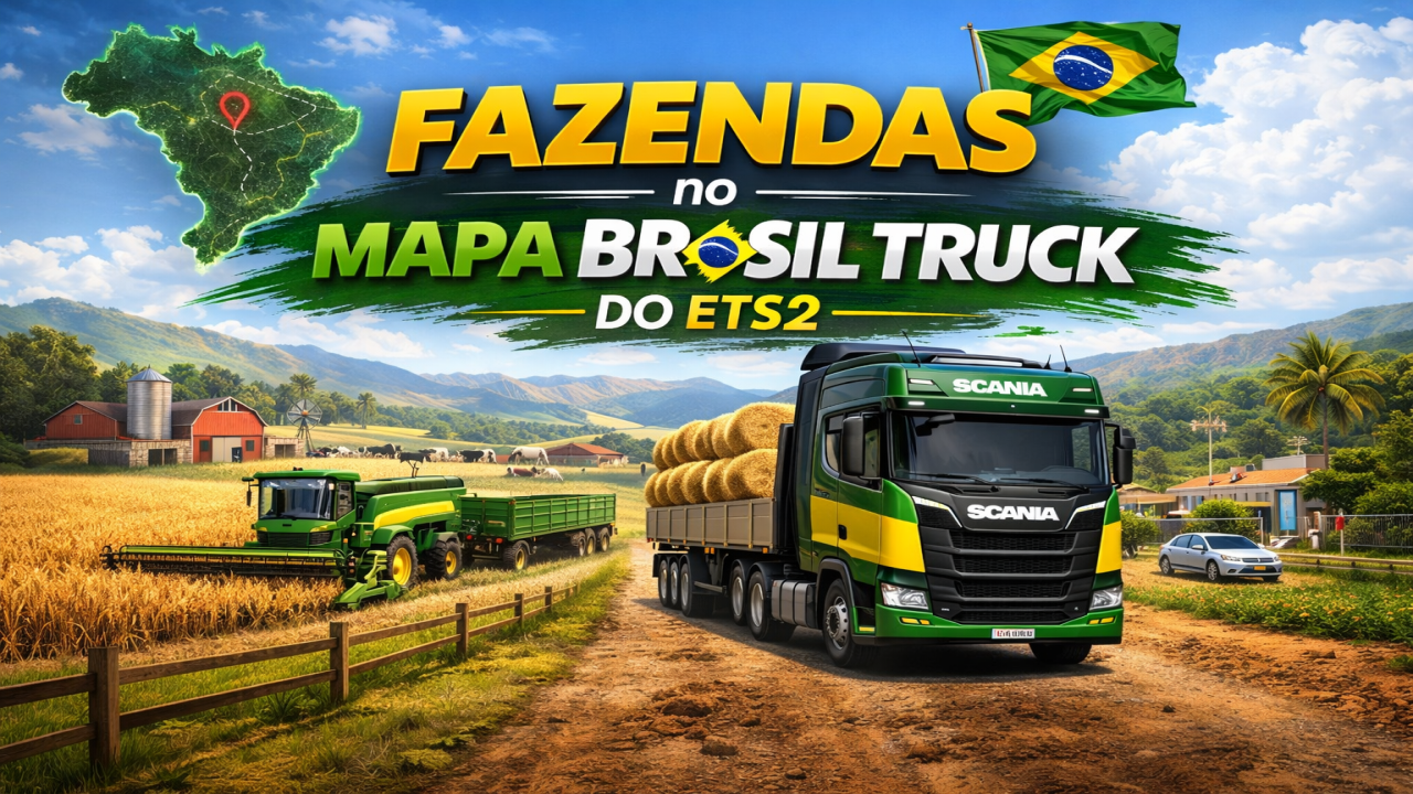 Fazendas no Mapa Mapa_Brasil Truck